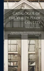 Catalogue of the Verity Plow Co., Ltd.