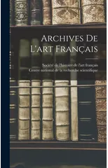 Archives de l'art francais