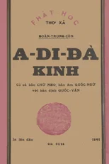A Di Đ? Kinh (Bản in lần đầu năm 1941 - H?n văn, Việt dịch v? ch? ?m)