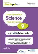 Cambridge Checkpoint Lower Secondary Science Teacher's Guide 9 with Boost Subscription