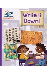 Reading Planet - Write It Down! - Purple