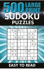 500 Large Print Sudoku Puzzles