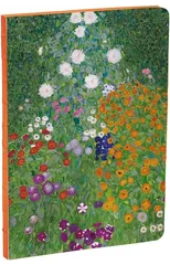 Flower Garden by Gustav Klimt A5 Notebook