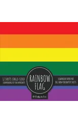 Rainbow Flag Scrapbook Paper Pad