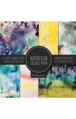 Watercolor Collage Paper for Scrapbooking