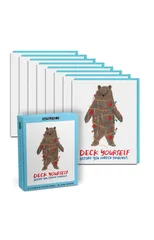 Em & Friends Deck Yourself Boxed Greeting Cards, Box of 8 Single Holiday Cards