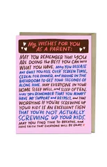 6-Pack Em & Friends Wishes for You as a Parent Card