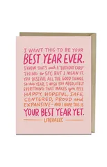 6 Pack Em & Friends Best Year Ever Card