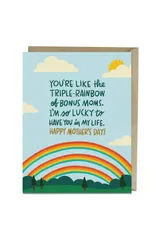 6 Pack Em & Friends Triple-Rainbow Bonus Mom Card