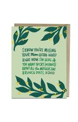 6 Pack Em & Friends Missing Your Mom Card