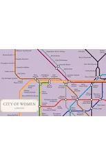 City of Women London Tube Wall Map (A2, 16.5 x 23.4 Inches)