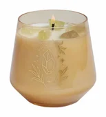 Citrine Crystal Healing Scented Glass Candle