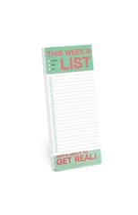 Knock Knock This Week’s List Make-a-List Pad