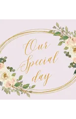 Our Special day, wedding guest book to sign (Hardback)