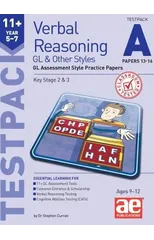 11+ Verbal Reasoning Year 5-7 GL & Other Styles Testpack A Papers 13-16