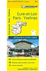 Eure-et-Loir, Paris, Yvelines - Michelin Local Map 311
