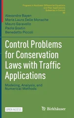 Control Problems for Conservation Laws with Traffic Applications
