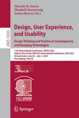 Design, User Experience, and Usability