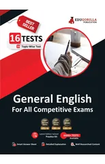 EduGorilla General English For All Competitive Exams 2023 - 16 Topic-wise Solved Test (1200 Solved Questions) Tests Useful for SSC, Banking, Railways with Free Access to Online Tests