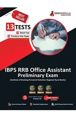 EduGorilla IBPS RRB Office Assistant Prelims Book 2023 (English Edition) - 10 Full Length Mock Tests and 3 Previous Year Papers with Free Access to Online Tests