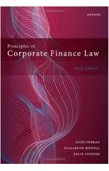 Principles of Corporate Finance Law