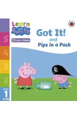 Learn with Peppa Phonics Level 1 Book 3 – Got It! and Pips in a Pack (Phonics Reader)