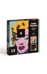 Andy Warhol Marilyn 2-in-1 Sliding Wood Puzzle