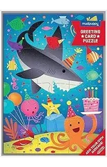 Shark Party Greeting Card Puzzle
