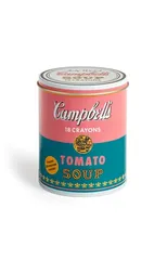 Andy Warhol Soup Can Crayons + Sharpener