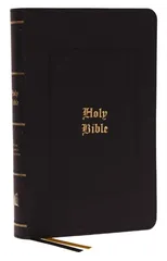 KJV, Personal Size Large Print Reference Bible, Vintage Series, Black Leathersoft, Red Letter, Comfort Print