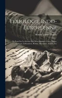 Lexiologie Indo-Europeenne