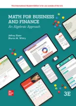 Math For Business And Finance