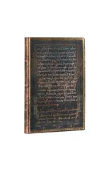 Michelangelo, Handwriting (Embellished Manuscripts Collection) Midi Lined Softcover Flexi Journal (Elastic Band Closure)