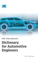 SAE International's Dictionary for Automotive Engineers