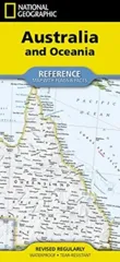 National Geographic Australia and Oceania Map (Folded with Flags and Facts)