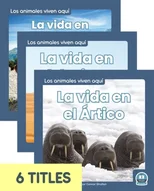 Los animales viven aqui (Animals Live Here) (Set of 6)