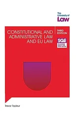 SQE - Constitutional and Administrative Law and EU Law 3e