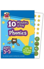 10 Minutes a Day Phonics for Ages 3-5 (with over 100 stickers)