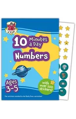 10 Minutes a Day Numbers for Ages 3-5 (with over 100 stickers)