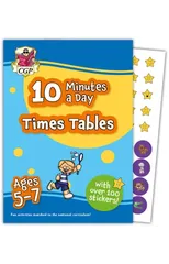 10 Minutes a Day Times Tables for Ages 5-7 (with over 100 stickers)
