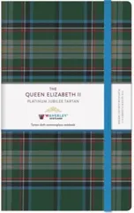 The Queen Elizabeth II Platinum Jubilee Tartan Cloth Large Notebook