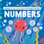 Magic Colour Changing Bath Book & Stickers - Numbers
