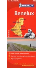 Benelux - Michelin National Map 714