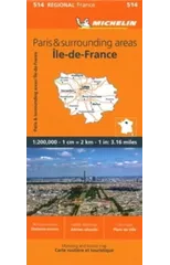 Ile-de-France - Michelin Regional Map 514