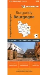 Burgundy - Michelin Regional Map 519