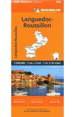 Languedoc-Roussillon - Michelin Regional Map 526