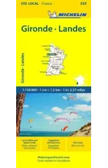 Gironde, Landes - Michelin Local Map 335