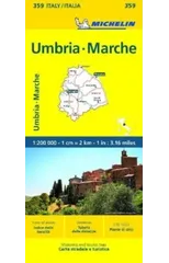 Marche & Umbria - Michelin Local Map 359