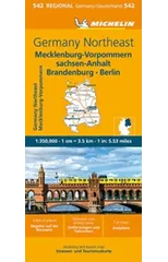 Germany Northeast - Michelin Regional Map 542