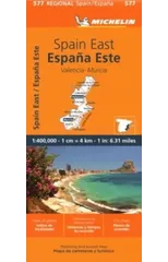 Spain East, Valencia, Murcia - Michelin Regional Map 577